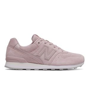 New Balance Classic Light Pink Suede Shoes